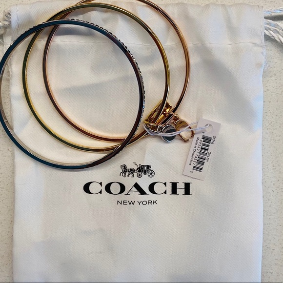 Coach Jewelry - COACH 3-bangle set “NEW WITH TAGS*